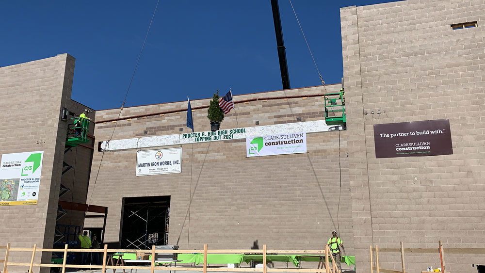 Procter R. Hug High School Topping Out Ceremony